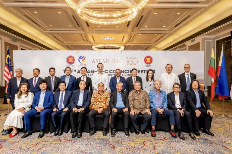 Malaysia Hosts The 100th Asean Business Advisory Council (ASEAN-BAC) Meeting in Kuala Lumpur, 25 April 2024